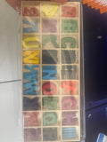 Set de Letras de Madera de Colores