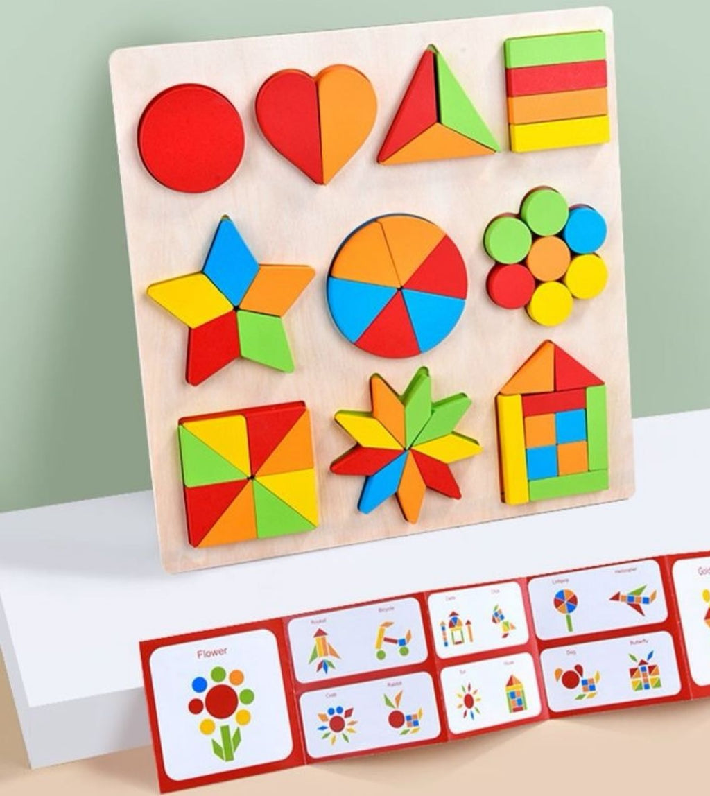 Puzzle Montessori de Formas Geométricas